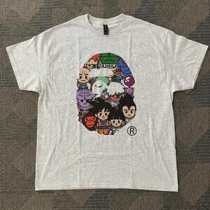 Grey Dragon Ball Z X Bape Cotton Tee